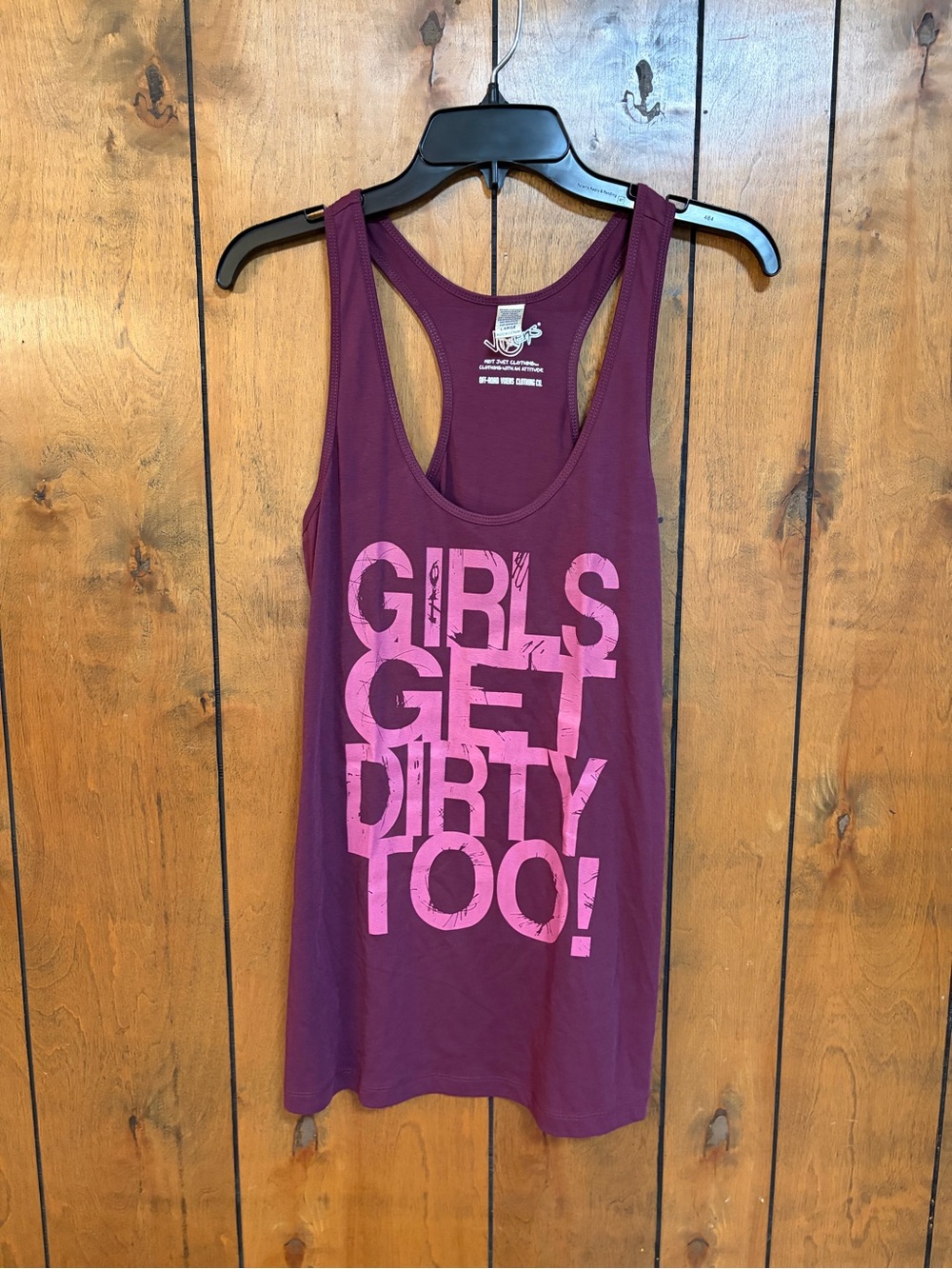 Off-Road Vixens Plum Graphic Racerback Tank